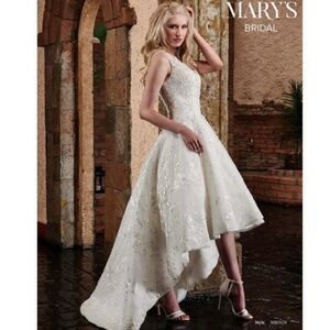 Mary’s Bridal Ivory Wedding Dress, Sz 10